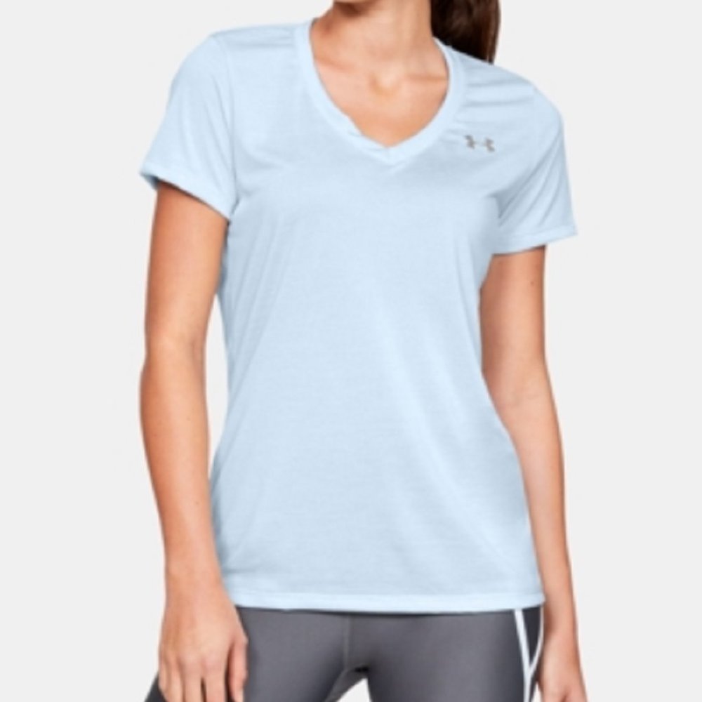 Under Armour Womens NEW Twisted Tech V-Neck TShirt